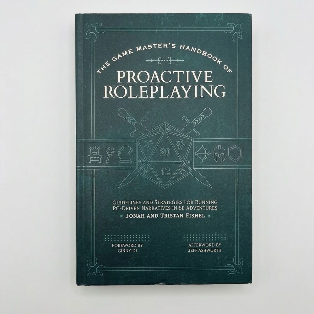 Proactive Roleplaying Game Masters Handbook TTRPG 5E Hardcover Ginny Di Ashworth
